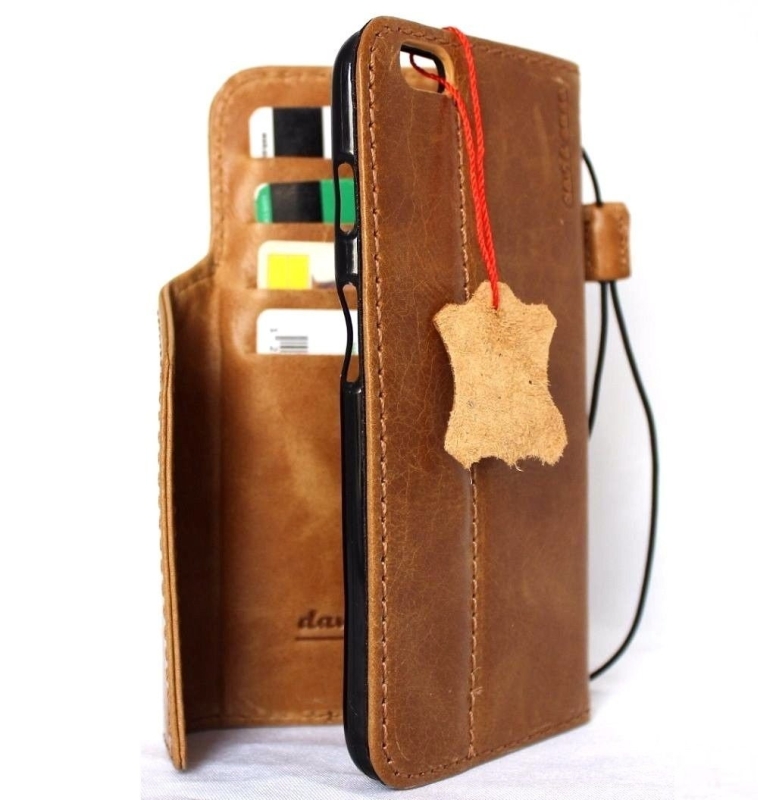 Genuine Italy Oiled Leather Case for Iphone 6 Plus