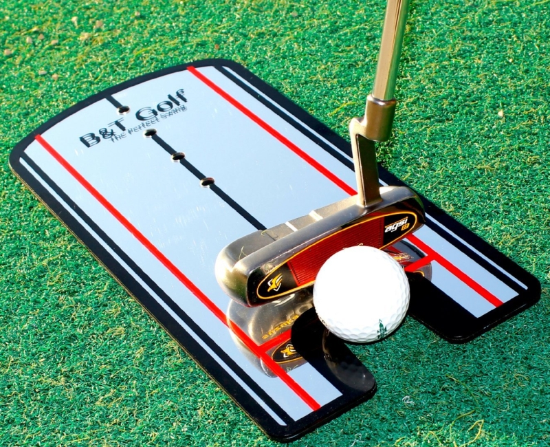 Golf Putting Alignment Mirror Training Aid