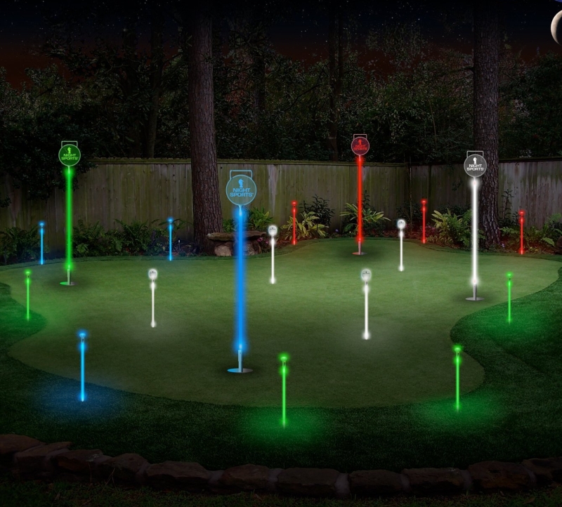 Night Sports USA Light up Golf Ball with Led Putting Set