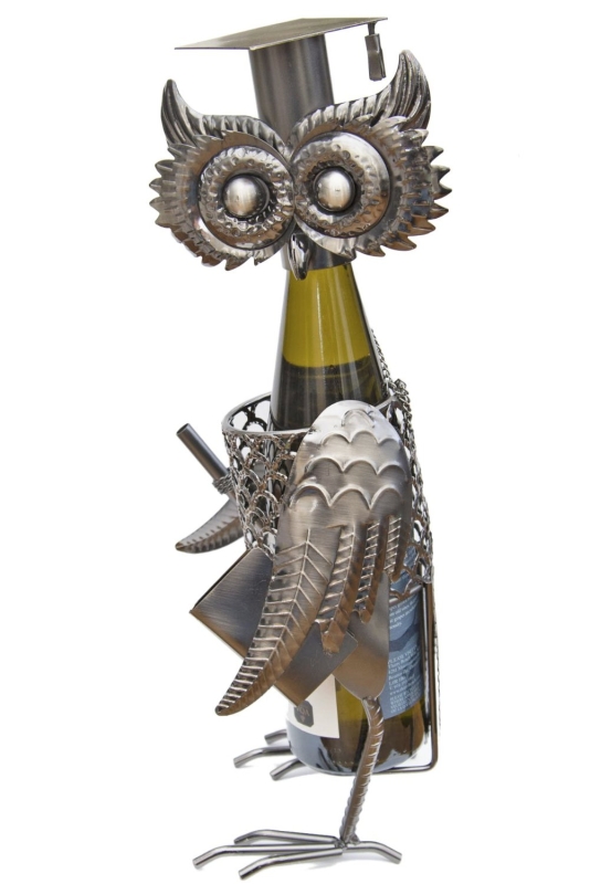 Fabulous Owl Wine Bottle Holder Plus a Foil Cutter