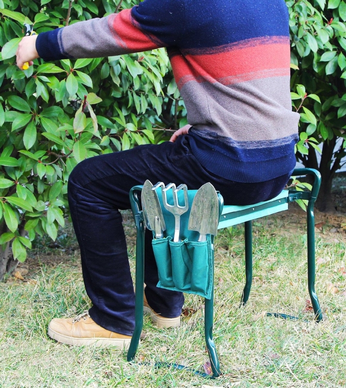 Foldable Kneeler and Garden Seat Portable Stool
