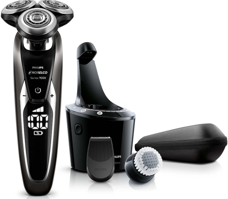 Philips Norelco Electric Shaver 9700 with Cleansing Brush