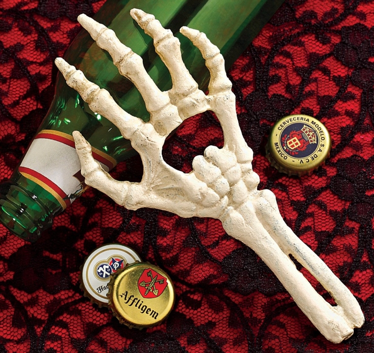 Skeleton Ghost Hand Bottle Opener