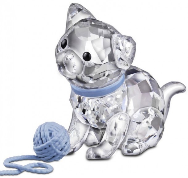 swarovski crystal kitten