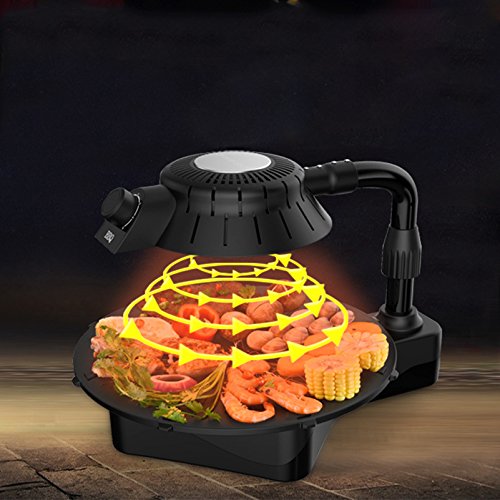 3D smokeless electric grill infrared heat grill for home BBQ