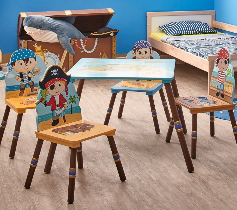 Fantasy Fields Pirates Island Table and Set of 2 Chairs