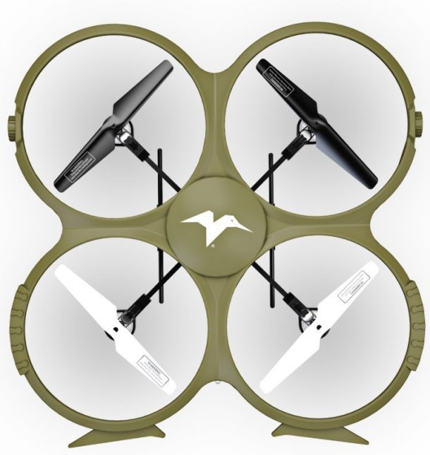 DeltaRecon WiFi Quadcopter Drone Tactical Edition Military