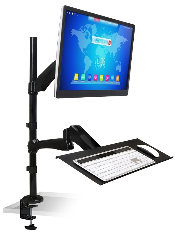 Sit-Stand Desk Mount Workstation