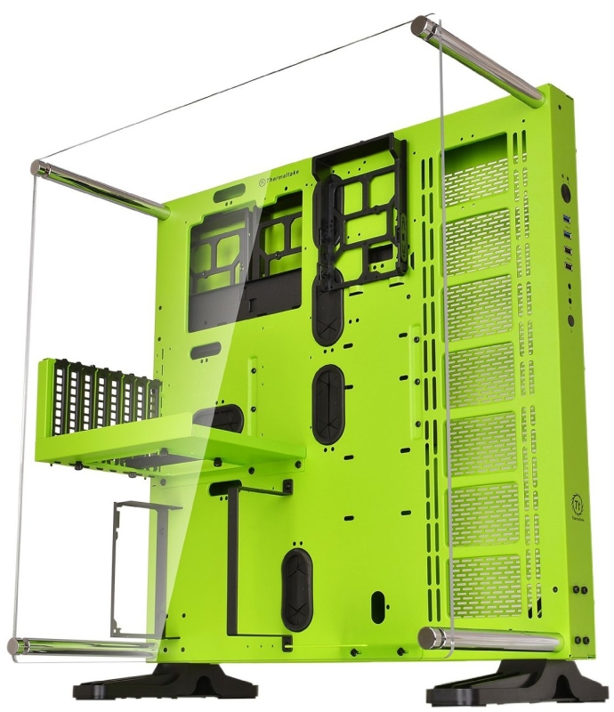Thermaltake CORE P5 Green Edition ATX Open Frame Mid Tower Liquid Cooling Computer Case