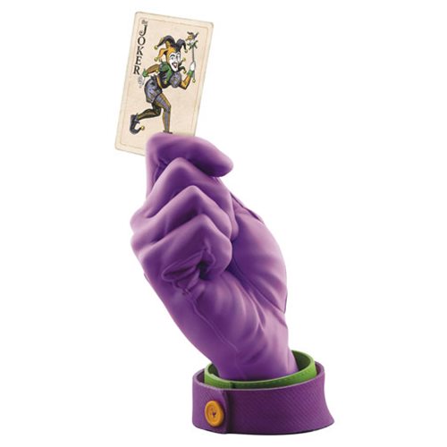 Batman Joker Calling Card Hand Statue