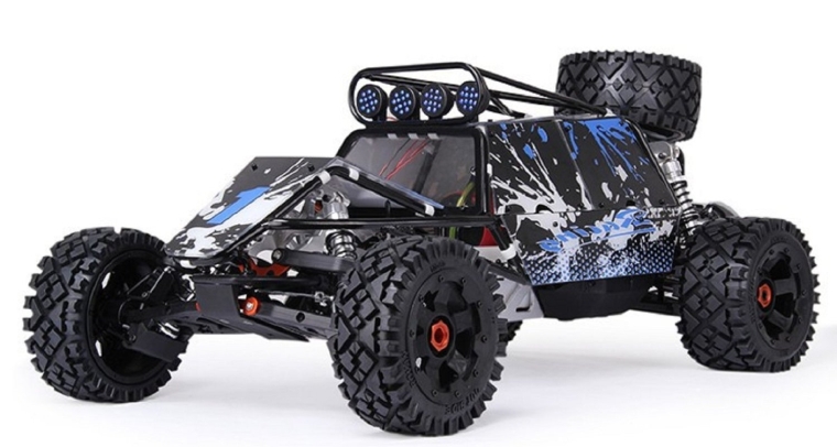 Desert Chariot with 30.5CC Engine Metal Roll Cage Spare tire LED Light