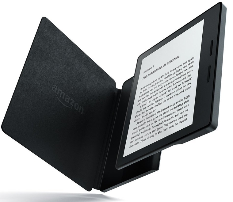 Kindle Oasis Ereader with Leather Charging Cover