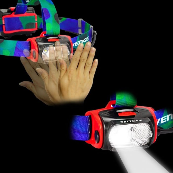 LED Headlamp with Red Light