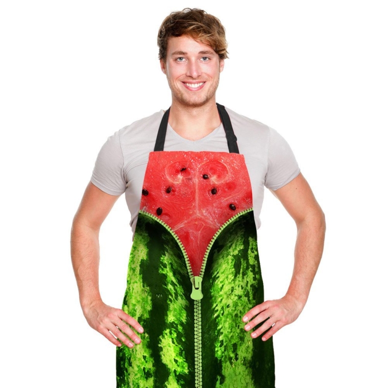 Painting Apron For Adult Artist With Bright Fruit