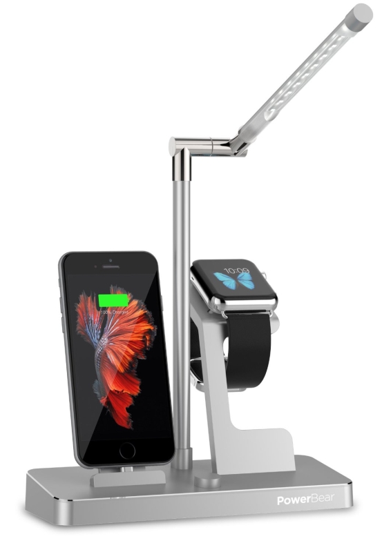 PowerBear® iPhone Dock & Apple Watch Stand
