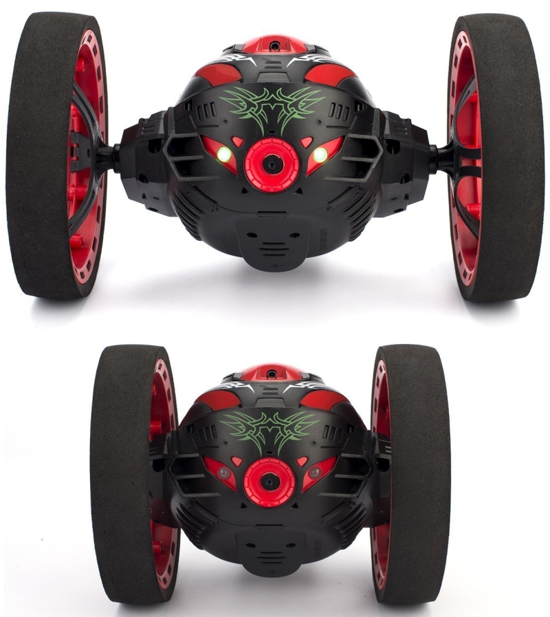 SainSmart Jr. Smart RC Control Bounce Jump Stunt Car with 2MP HD Camera Cellphone Wifi 2.4G Real-time Transmission