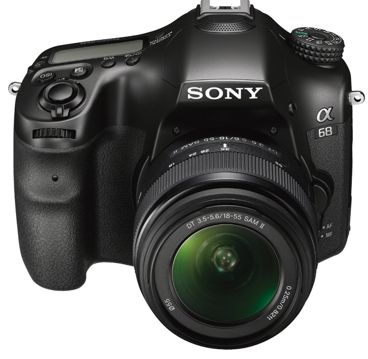 Sony a68 Translucent Mirror DSLR Camera w SAL18552 Lens