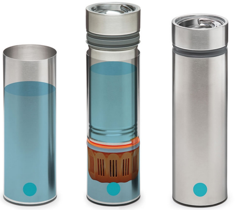 The Traveler's Water Purifying Bottle