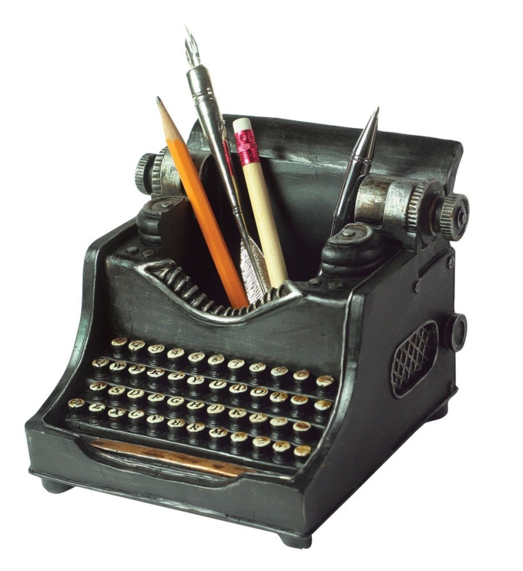 Typewriter Pencil Cup