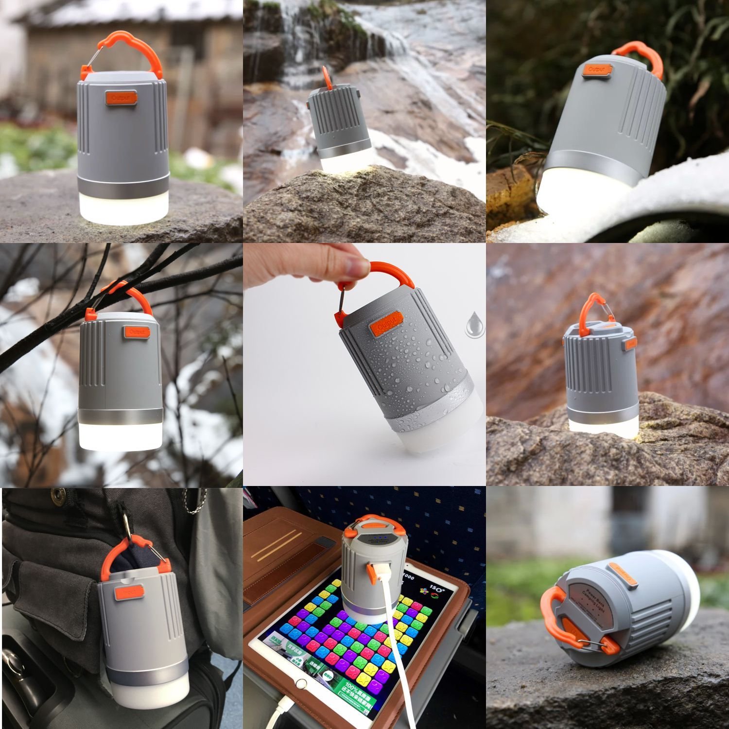 Ultra Bright Portable LED Rechargeable Camping Lantern