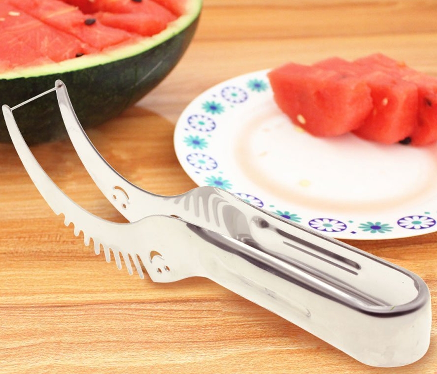 Watermelon Slicer Corer Stainless Steel Fruit Cutter Peeler
