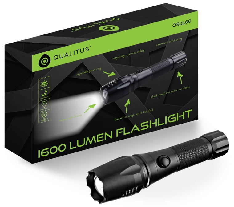 1600 Lumen Ultra Bright LED Tactical Flashlight