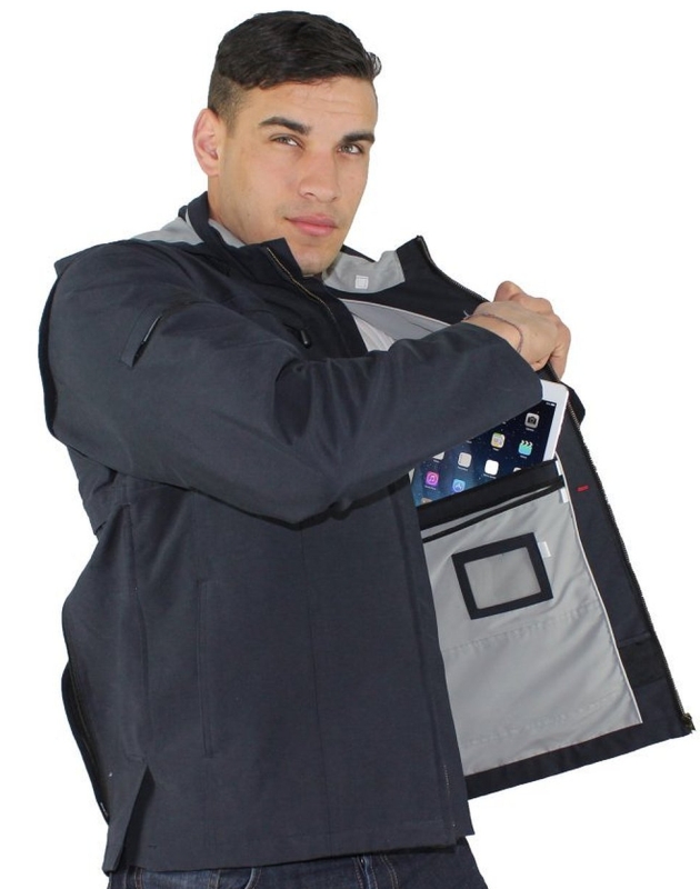 Jacket and Vest with 25 Pockets, Tablet iPad Pockets