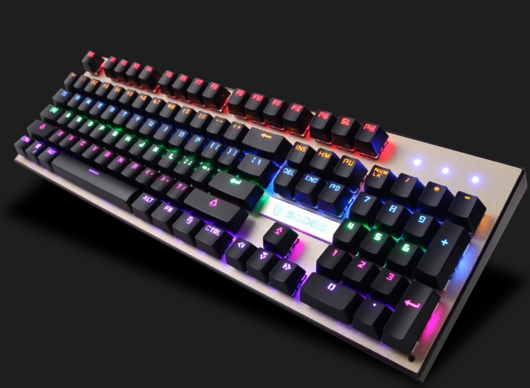 LED Backlit Wired USB Mechanical Gaming Keyboard