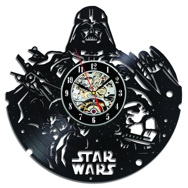 Star Wars Collectables Vinyl Record Wall Clock