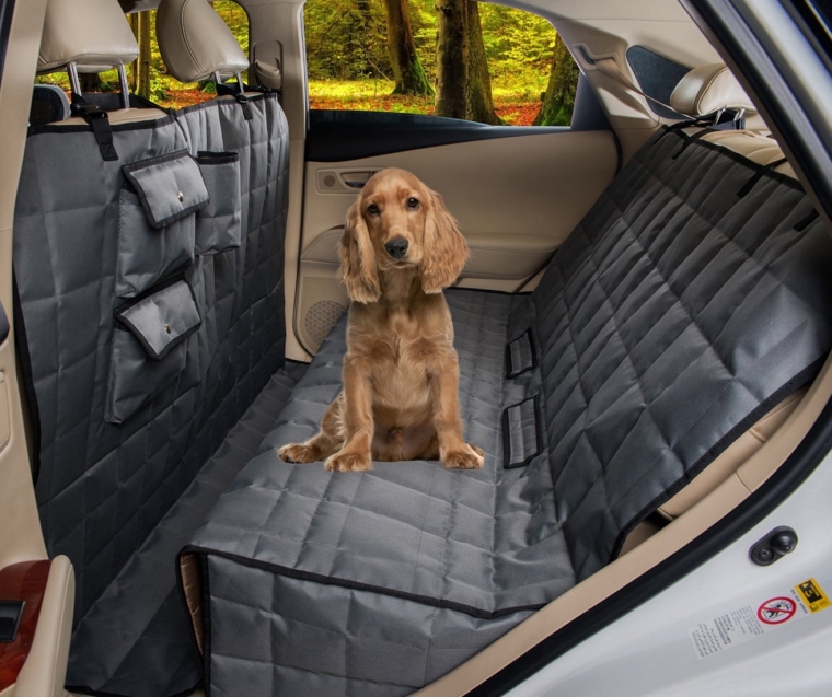 Total Coverage Waterproof Dog Pet Travel Back Seat Cover Pad
