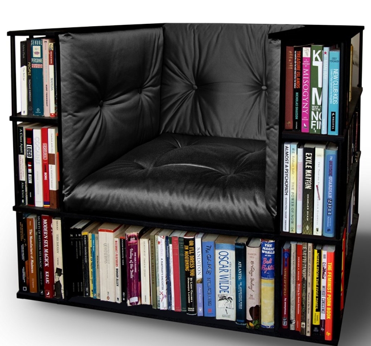 Luxury Library Bookcase Chair
