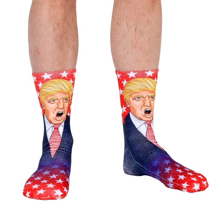 Presidential Candidate Donald Trump Crew Socks