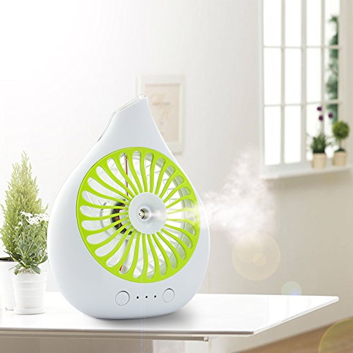 Touchshop Portable Mini Rechargeble Desktop Spray Fan