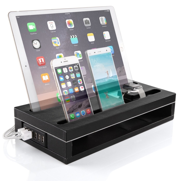 iPad Pro Stand Charger 12.99.7 & Apple Watch Stand and iPhone Charging Dock Station