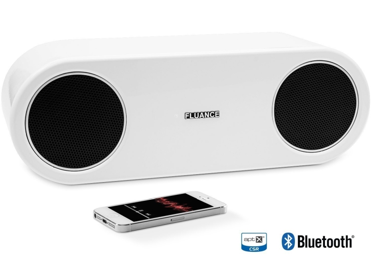 Fluance Fi30 High Performance Wireless Bluetooth Wood Speaker System with aptX Enhanced Audio