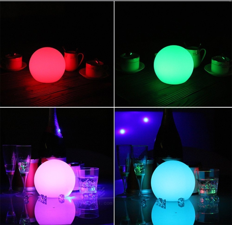 LED Color Changing Floating Ball Waterproof Mood Light Garden Decoration