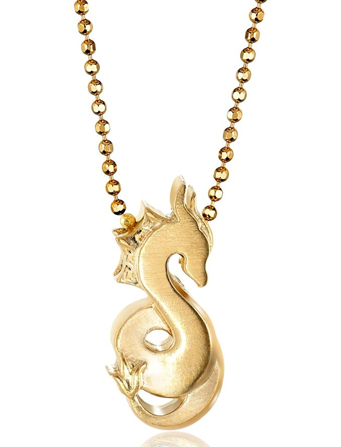 Little Signs Animals Dragon Pendant Necklace