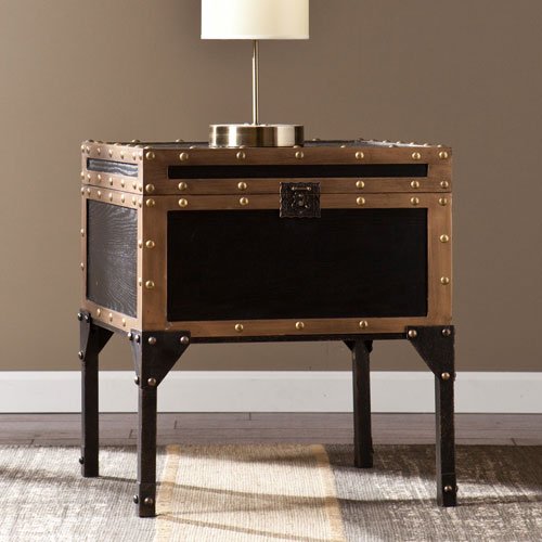 Travel Trunk End Table