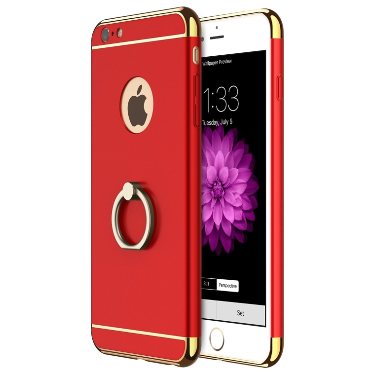 3 in 1 Ultra Thin Anti-Drop Scratch Resistant Shockproof Electroplate Frame Case Cover