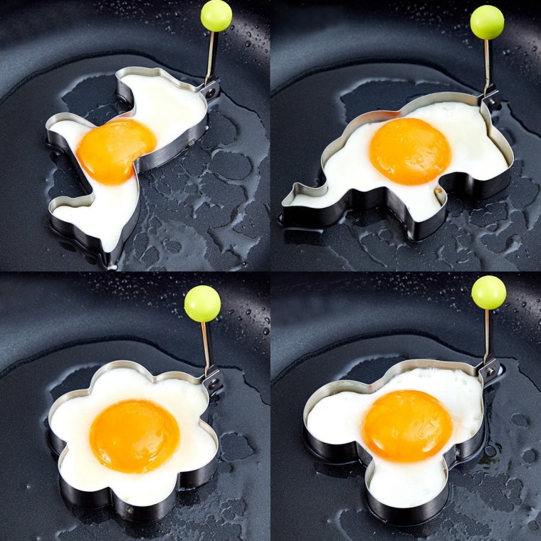 Different Shapes Stainless Steel Fried Egg Molds