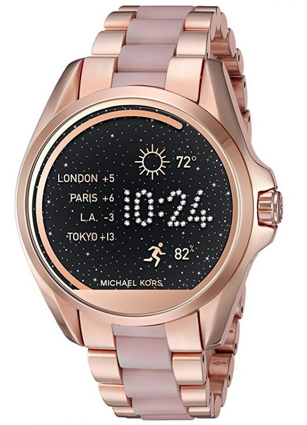 michael kors access touchscreen rose gold bradshaw smartwatch mkt5004