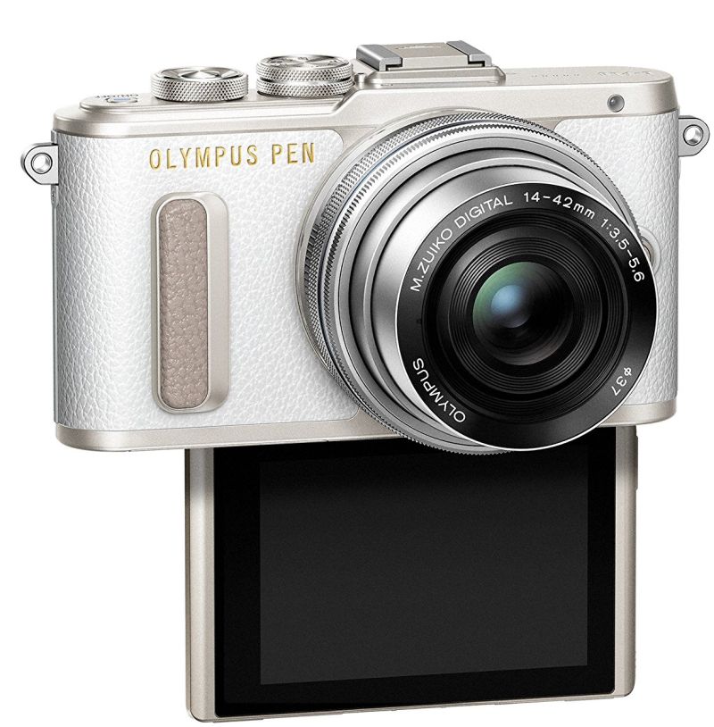 olympus-pen-e-pl8-white-body-with-14-42mm-iir-silver-lens