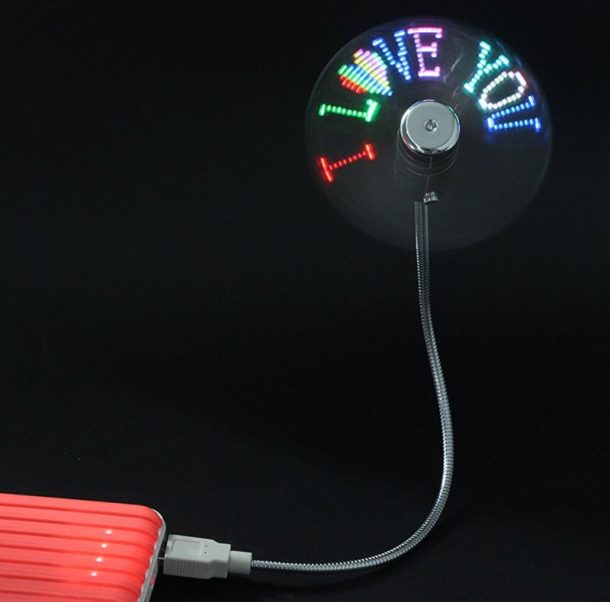 USB LED RGB Programmable Fan