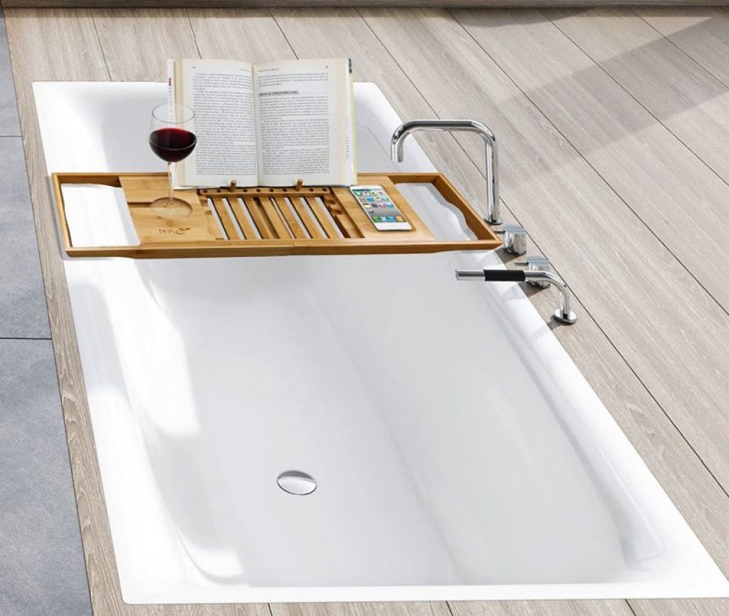 Bamboo Premium Luxury Bath Caddy