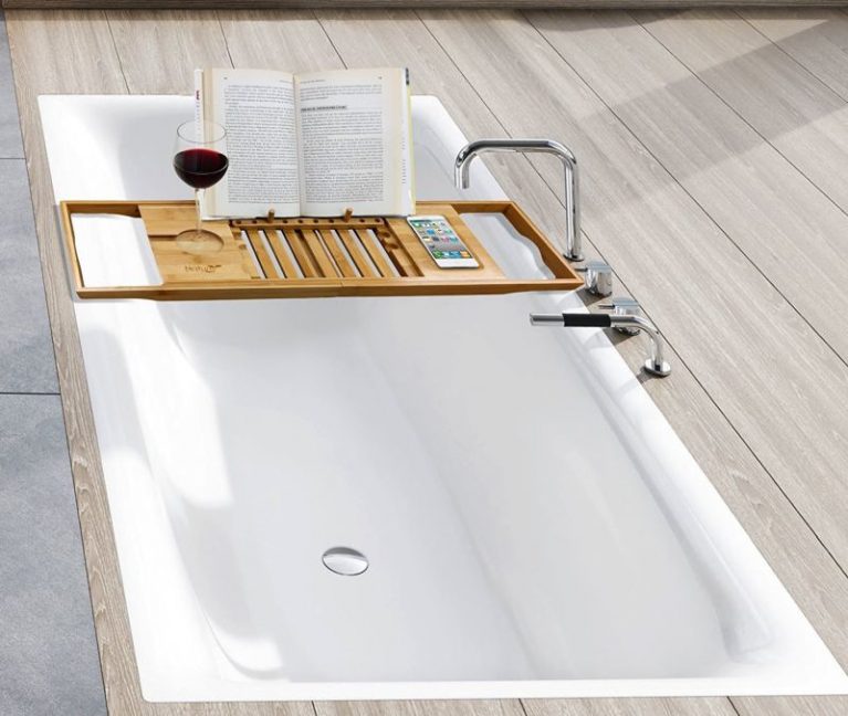 Bamboo Premium Luxury Bath Caddy