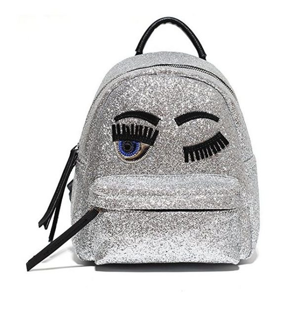 Shiny Glitter Kids Eyes Backpack