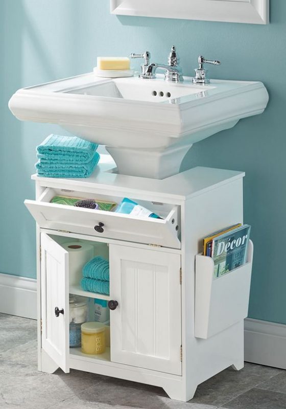 The Pedestal Sink Storage Cabinet   The Pedestal Sink Storage Cabinet 560x800 