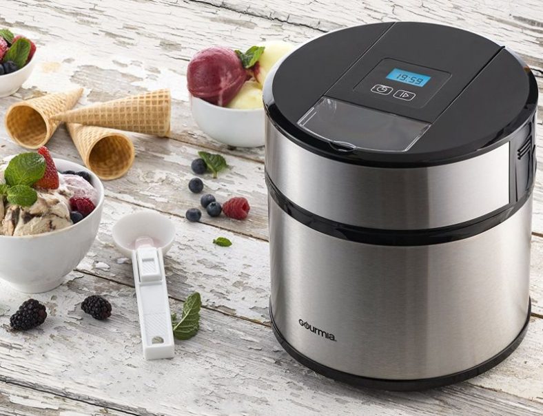 Gourmia Ice Cream Maker Frozen Yogurt and Sorbet Maker
