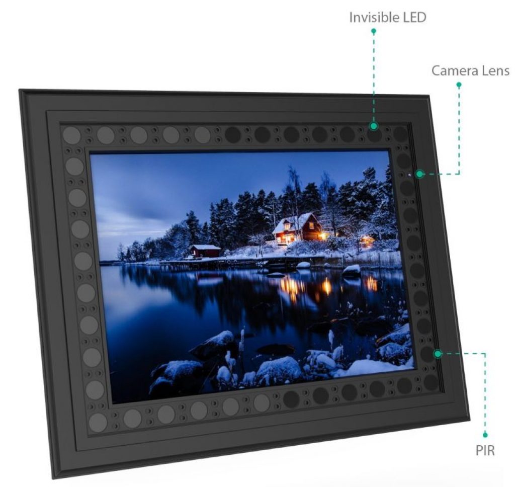 Photo Frame Hidden Spy Camera Home Security Night Vision