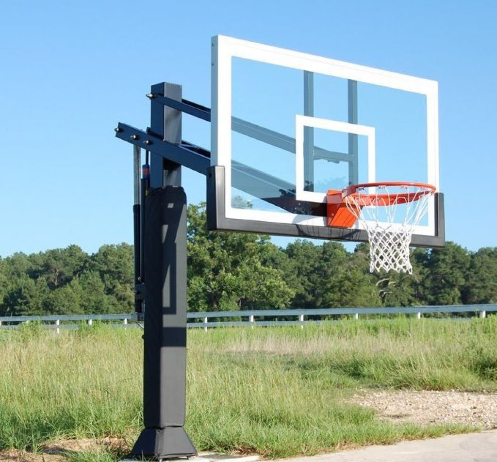 Driveway Basketball Goal Hoop with a HighPerformance 60 Inch Glass